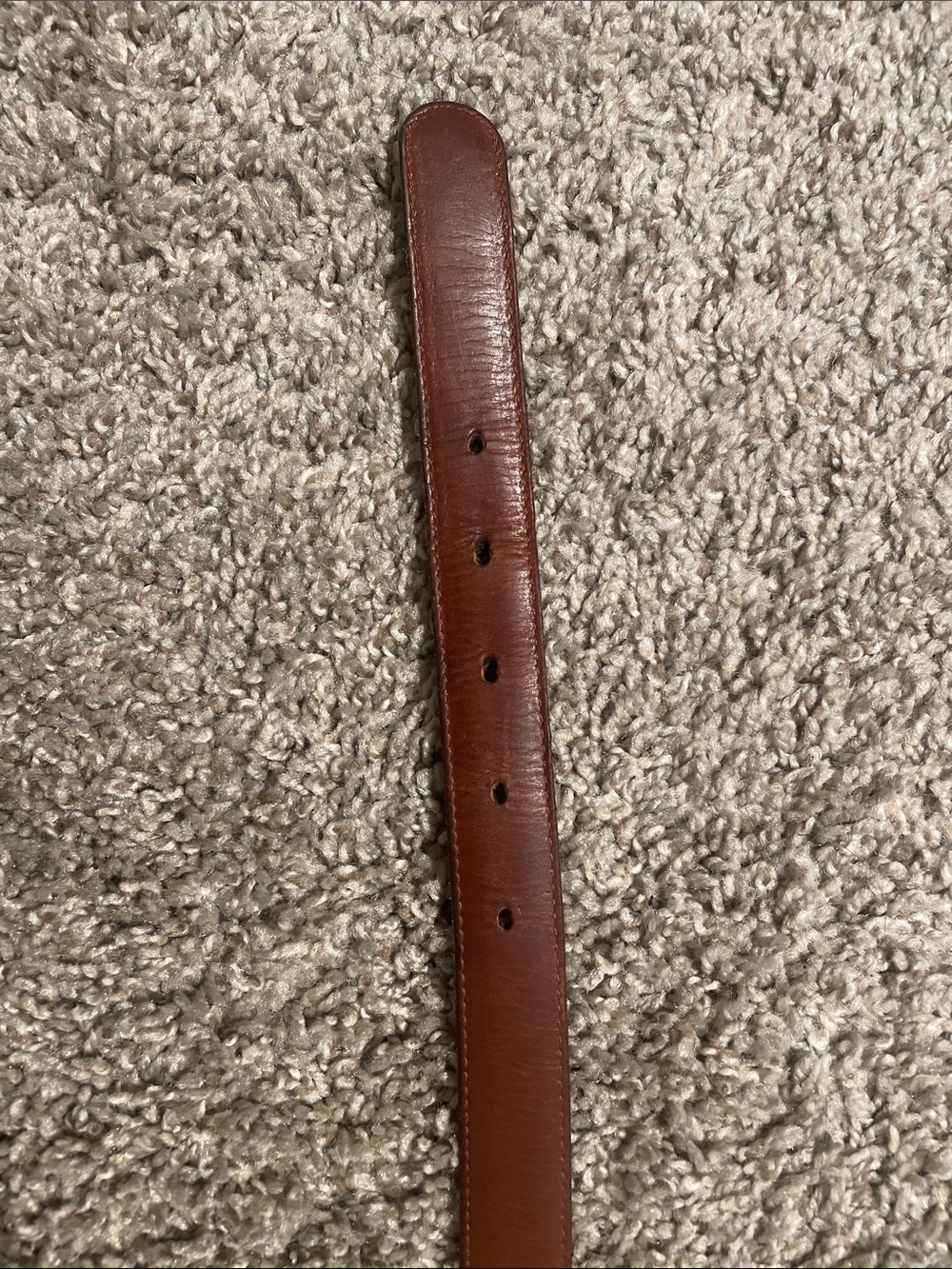 Vintage Coach chocolate brown Leather Belt 30 inch waist - Picture 5 of 7